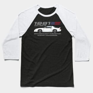 305 White Baseball T-Shirt